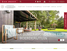 Tablet Screenshot of hendrikshoveniers.nl